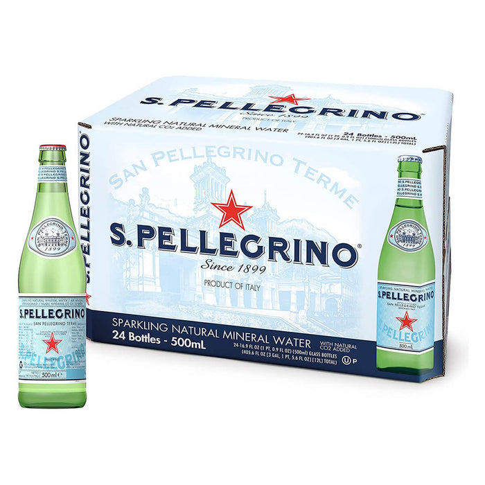 San Pellegrino Sparkling Water - 24 X 500ML