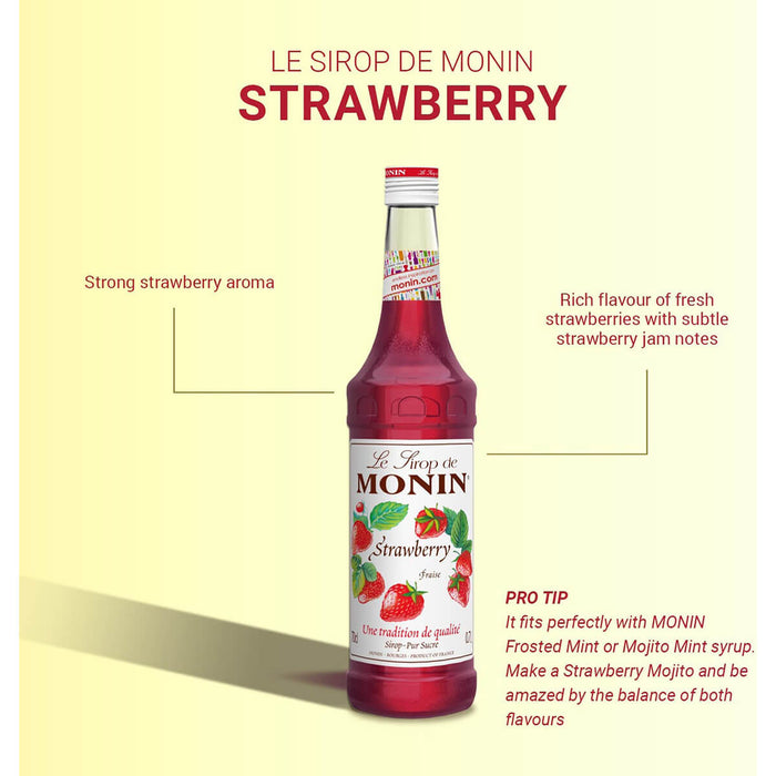 Monin Strawberry Syrup - 700ML