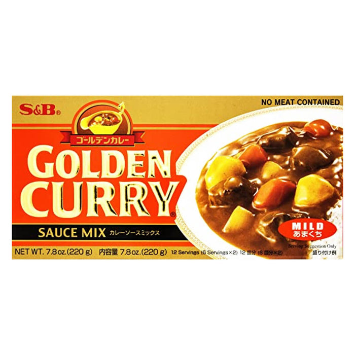 S&B Golden Curry Sauce Mild, Japan - 220G