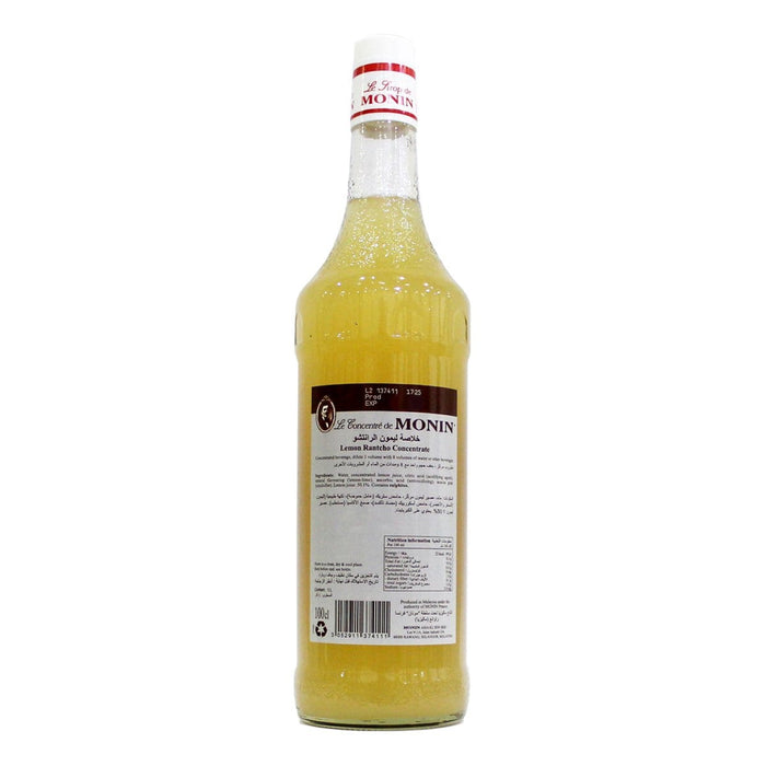 Monin Lemon Rantcho Syrup - 1LTR