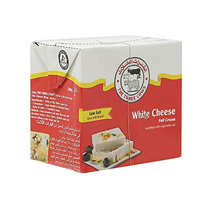 The Three Cows Feta Cheese Full Cream - 500G