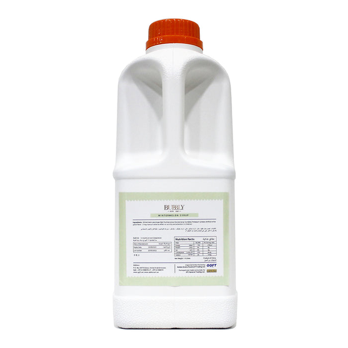 Bubbly Wintermelon Syrup, For Bubble Tea - 1.9KG
