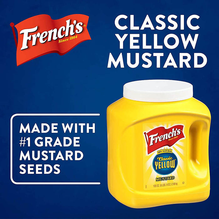 French's Yellow Mustard Sauce, USA - 2.98KG