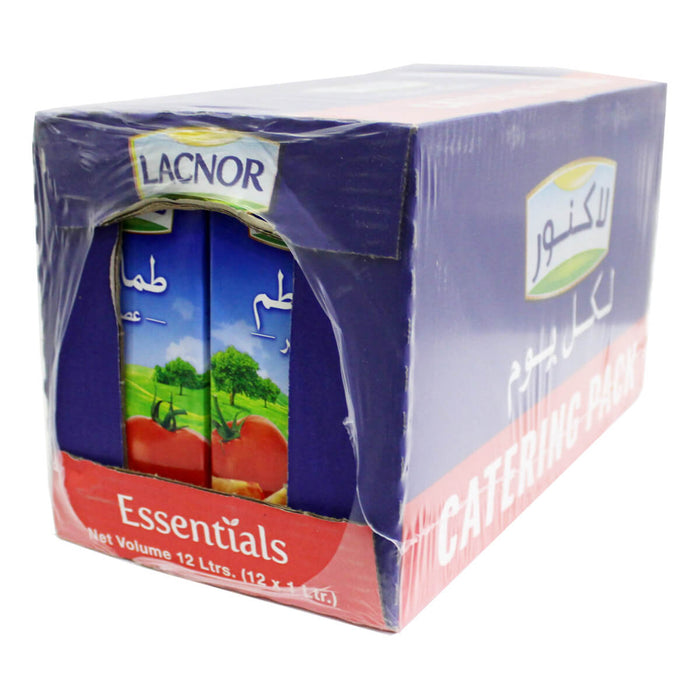 Lacnor Tomato Juice 100% - 12 X 1LTR