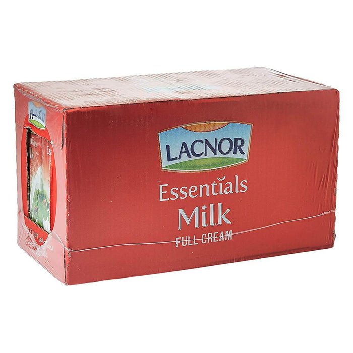 Lacnor Milk Full Cream - 12 X 1LTR