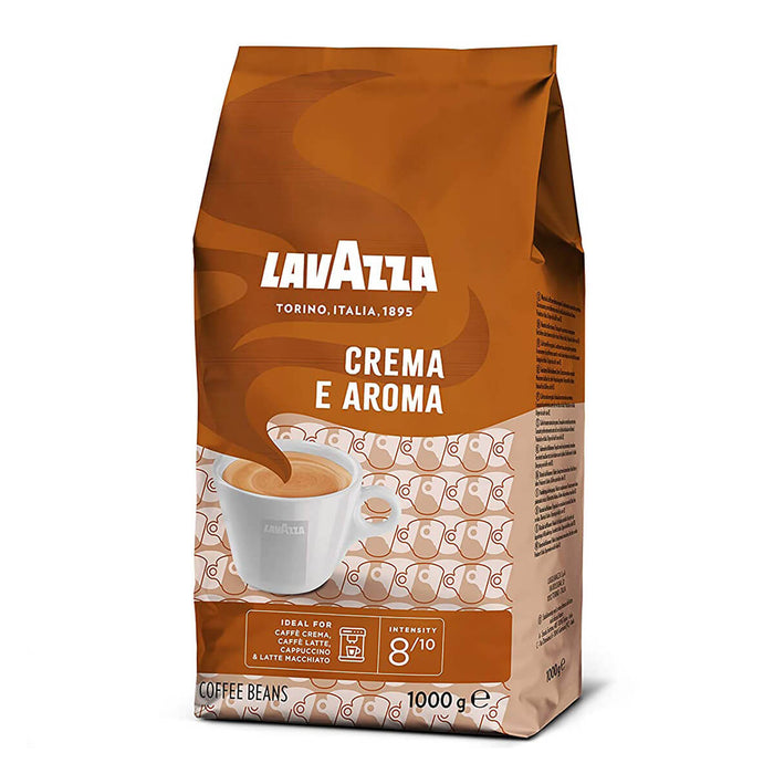 Lavazza Crema E Aroma Coffee Beans, 8/10, Italy - 1KG