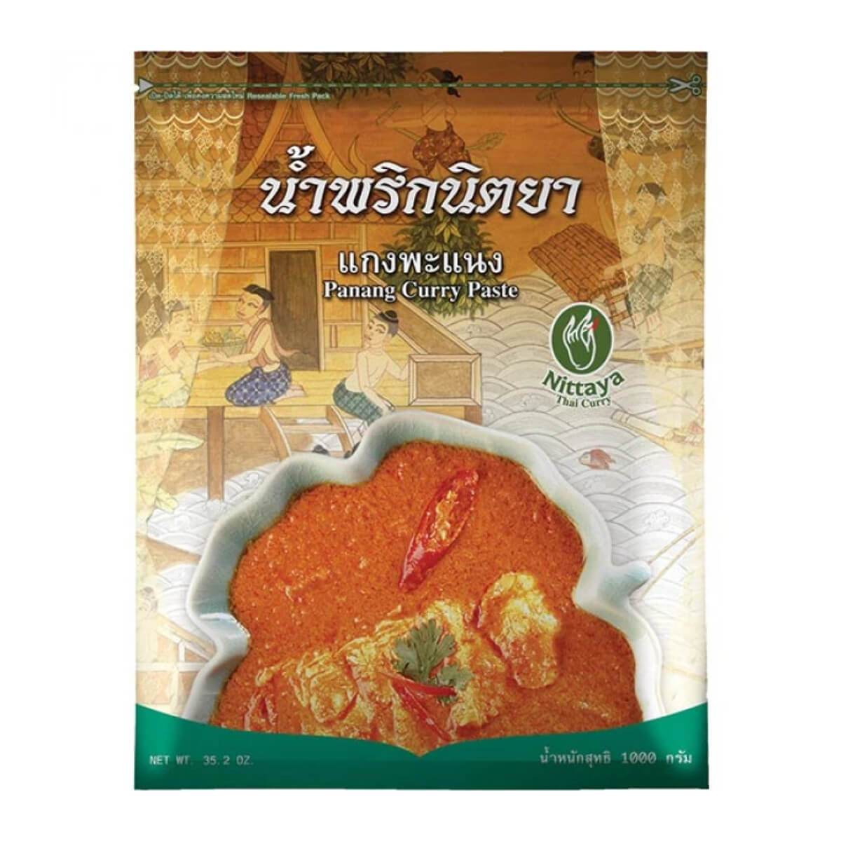 Nittaya green store curry paste