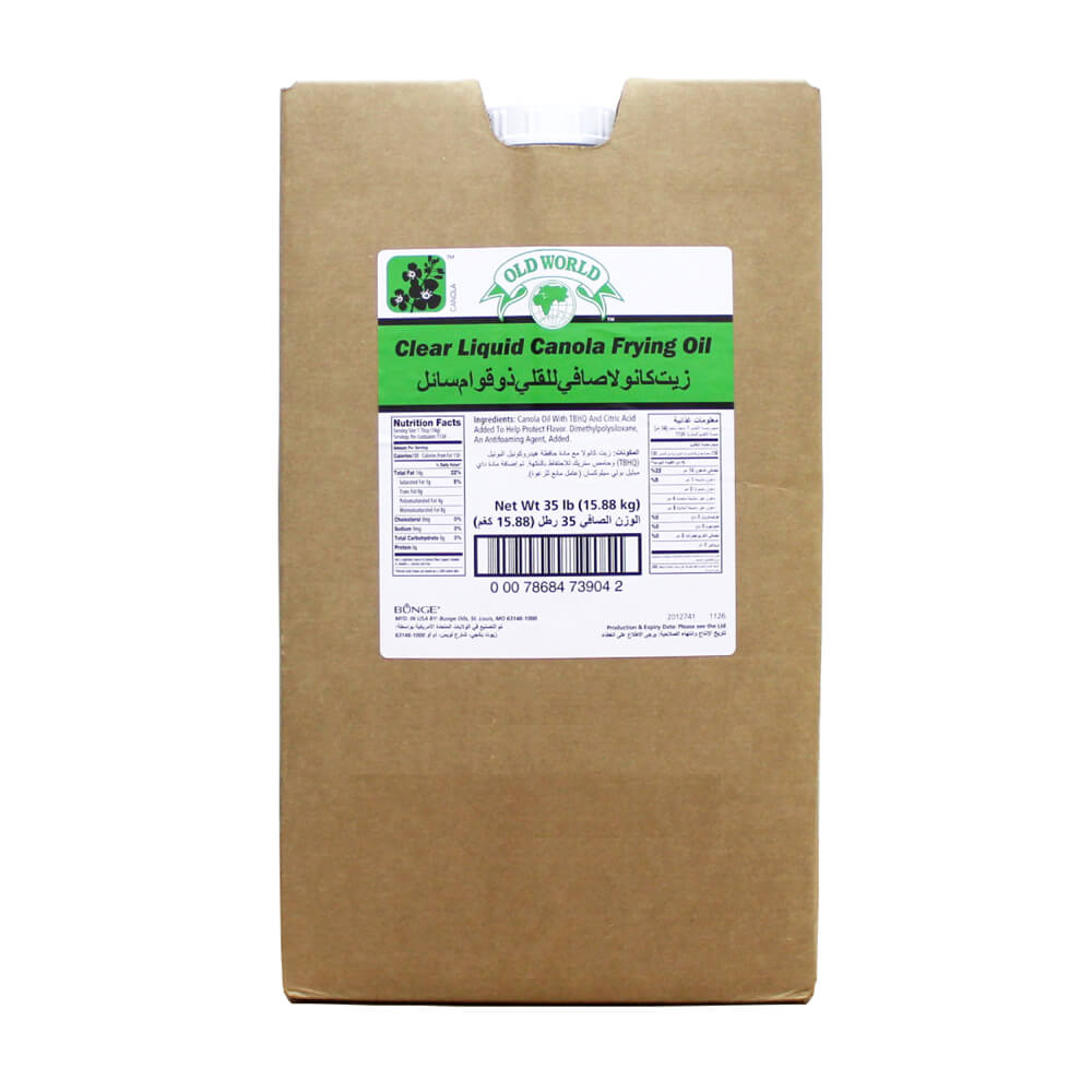 Old World Clear Liquid Canola Frying Oil, USA 15.88KG — Addtocart.ae