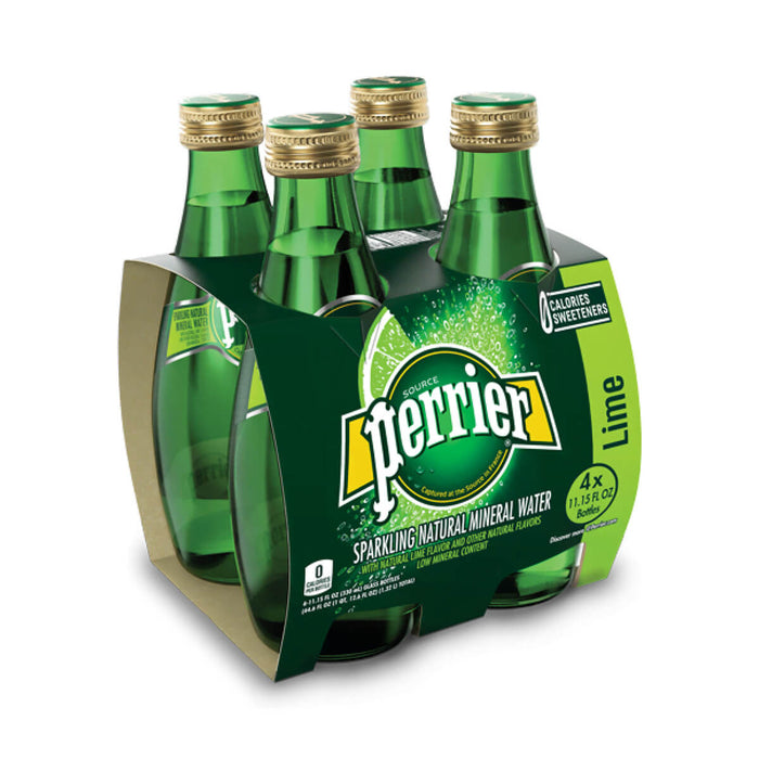 Perrier Sparkling Water With Lime - 24 X 330ML