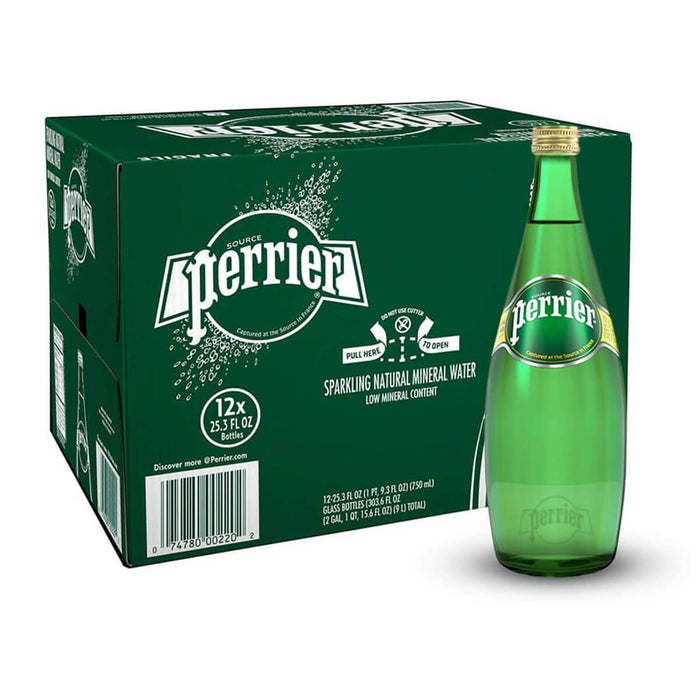 Perrier Sparkling Water - 12 X 750ML