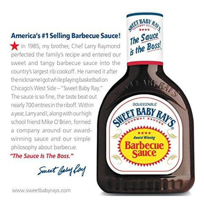 Sweet Baby Ray's Award Winning BBQ Sauce, Made in USA - 510G — additional view | Addtocart Dubai UAE