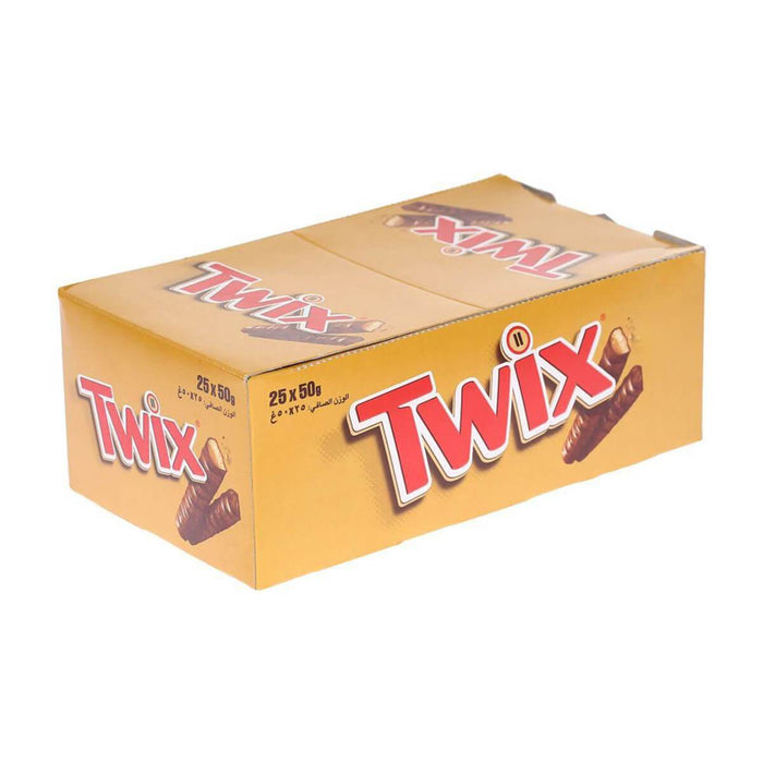 Twix Chocolate Bars - 25 X 50G
