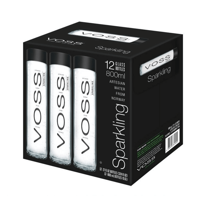VOSS Sparkling Water, Norway - 12 X 800ML