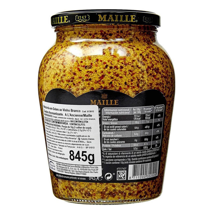 Maille Whole Grain Mustard, France - 845G
