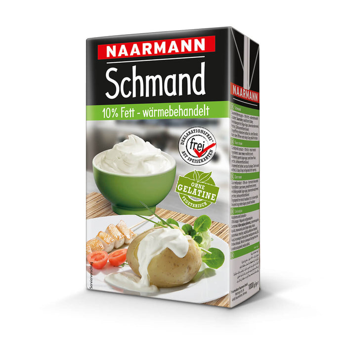Naarmann Sour Cream 10%, Germany - 1LTR