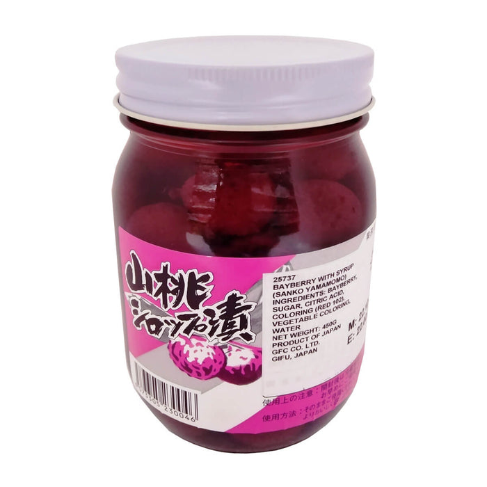 Yamamomo Pickled Bayberry Fruit in Syrup, Japan - 450G