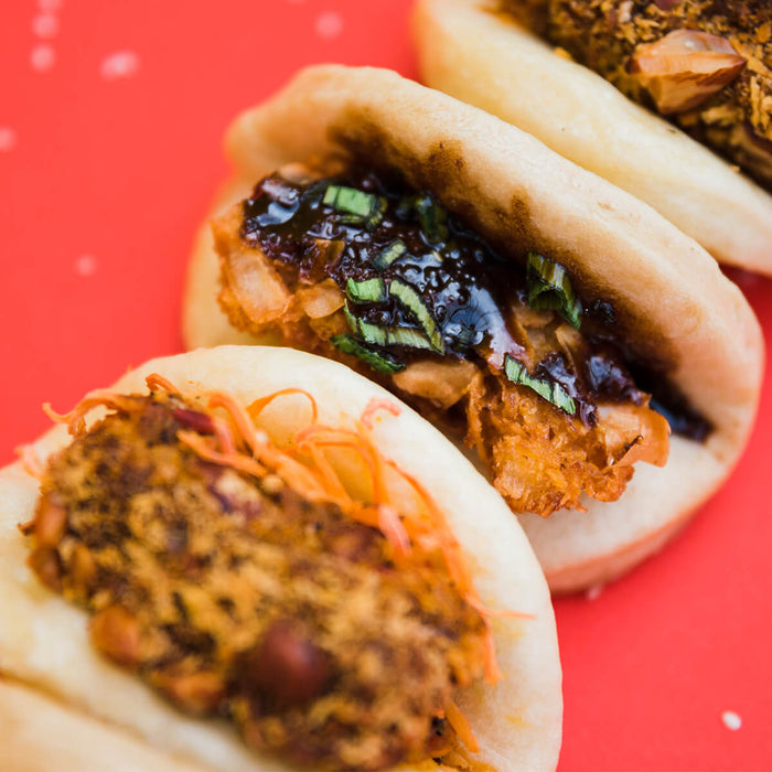 GGFT Bao Buns - 400G | 10 Bao Buns per Packet — serving suggestion | Addtocart Dubai UAE