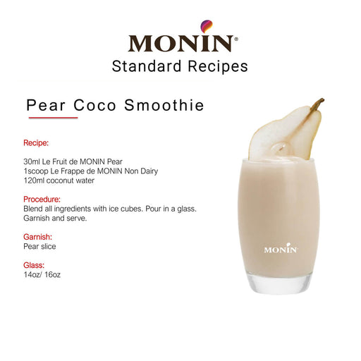 Pear cocktail made with Monin Williams Pear Puree | Addtocart Dubai UAE