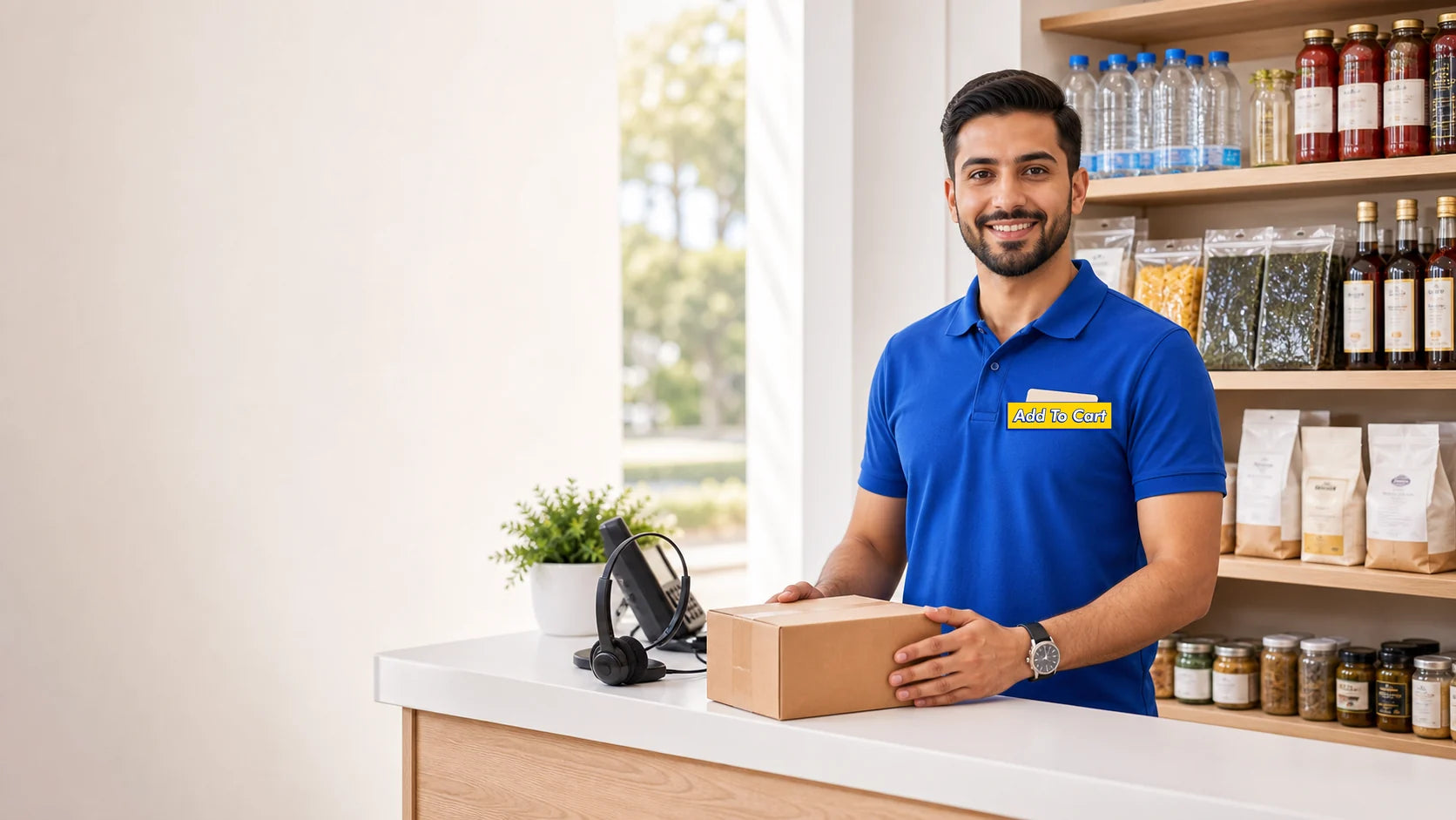 Addtocart.ae support representative ready to assist customers